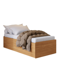 Ver imagem 2 de Cama Solteiro Casal com Auxiliar 3 em 1 Matrix Compacta Nova:nature