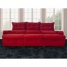 Sofá Retrátil Reclinável 2,50 m Vermelho 503 Alice - 4