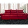 Sofá Retrátil Reclinável 2,50 m Vermelho 503 Alice - 5