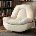 Ver imagem 6 de Poltrona Reclinável Elétrica com Massagem e Aquecimento Salvana L07 Couríssimo Bege - Lyam Decor