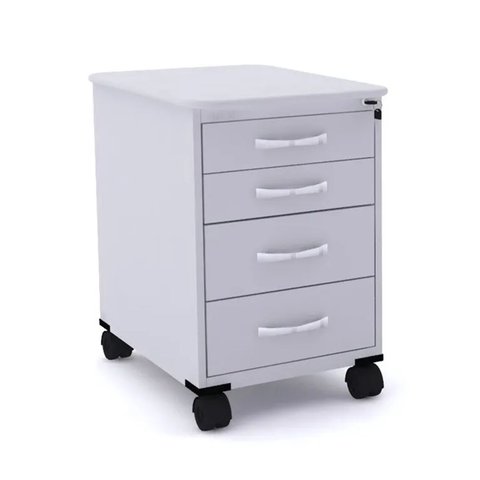 GAVETEIRO VOLANTE 4 GAVETAS PANDIN MAXXI - CINZA MXGV04GMT