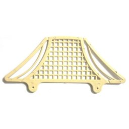 Passarinheira telha Colonial e Paulista Kit 270 metros - Marfim - 1