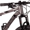 Bicicleta Aro 29 Quadro 15 Alumínio 27 Marchas Freio Disco Mecânico Aluminum Grafite/Preto - - 6
