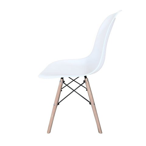 Cadeira Eiffel Dsw Madeira Eames Branco