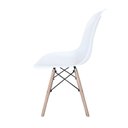 Ver imagem 1 de Cadeira Eiffel Dsw Madeira Eames Branco