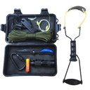 Ver imagem 1 de Kit de Sobrevivência Caça Pesca Fogo Estilingue Lanterna