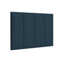Ver imagem 2 de Cabeceira Painel Estofada Cama Box Solteiro Madri 0,90 Azul Marinho