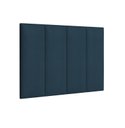 Ver imagem 2 de Cabeceira Painel Estofada Cama Box Solteiro Madri 0,90 Azul Marinho