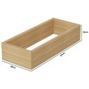 Ver imagem 2 de Fechamento de Cozinha Modulado Kit de Rodapé Multilinha 20x47x10cm Nature - Nesher