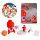 Ver imagem 1 de Kit Foguete Massa de Modelar e Acessórios Articuláveis Nasa