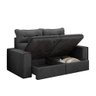 Sofá Retrátil e Reclinável com Baú Maverik 2 Lugares Suede  - 3