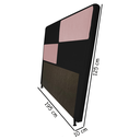 Ver imagem 2 de Cabeceira Estofada Tóquio 195 cm Para Cama Box Quarto King Size MV Estofados Suede Preto Suede