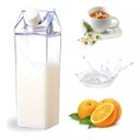 Ver imagem 1 de Garrafa Caixa de Leite Geladeira Água Suco Acrílico 1000ml