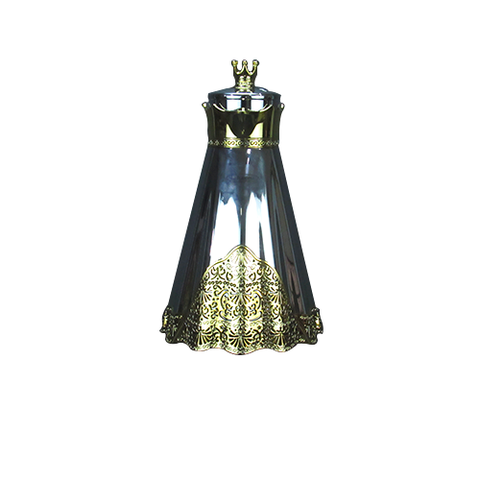 Garrafa Térmica Prata com Dourado - 1L Prime Home Decor