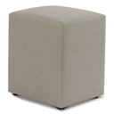 Ver imagem 3 de Kit 02 Puffs Decorativos Sala de Estar Quadrado 36x47cm Linho Bege - Desk Design