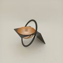 Ver imagem 3 de Adorno Decorativo de Metal Preto 19x11x11cm Enfeite Mesa Estante Sala Decoração