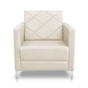 Ver imagem 2 de Poltrona Helena Decorativa Clinica e Recepção:bege