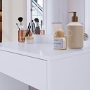 Ver imagem 4 de Penteadeira Camarim Pequena Mesa Sofia Gaveta Maquiagem Espelho Quarto Infantil Menina Luxo - Rpm