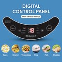 Ver mais imagens de Elite Gourmet Cozedor de Ovos Digital 2 Níveis 14 Ovos com 6 Funções (carvão)