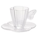 Ver imagem 2 de Kit 9 Peças -xícaras Café e Chá com 1-açucareiro Butterfly