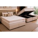Ver imagem 1 de Cama Box Baú Crc King +Colchão Molas Master Pocket Bergamo Orthoflex 193