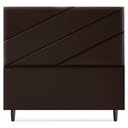 Ver imagem 5 de Cabeceira Queen 160 Cm com Frame Cristal Corino Marrom Artte Marrom