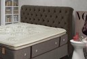 Ver imagem 3 de Cabeceira King Estofada Imperatriz Marrom Chocolate - Simbal