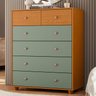 Cômoda 6 Gavetas Premium Multiuso Moderna Vitoria Armazenamento Quarto Cor Cinamomo/salvia - 7