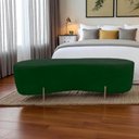 Ver imagem 7 de Puff Decorativo Orgânico Alana Suede Verde