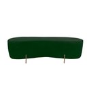 Ver imagem 3 de Puff Decorativo Orgânico Alana Suede Verde