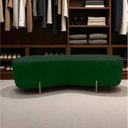 Ver imagem 1 de Puff Decorativo Orgânico Alana Suede Verde