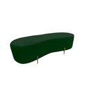 Ver imagem 2 de Puff Decorativo Orgânico Alana Suede Verde