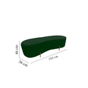 Ver imagem 6 de Puff Decorativo Orgânico Alana Suede Verde