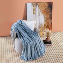 Ver imagem 2 de Cobertor Coberta Softlux Queen Ultrasoft Alto Relevo Dupla Face - Mirtilo