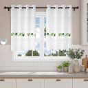 Ver imagem 6 de Cortina Pia c/ Bando Vitro Real Renda Cozinha 1,60x0,80x0,20:Costela Adão