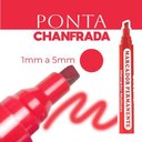 Ver imagem 7 de Canetão Permanente 12 Unidades Vermelho