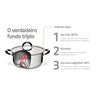 Fervedor Tramontina Duo Silicone em Aço Inox Fundo Triplo com Cabo de Silicone 14 Cm 2,0 L Tramontin - 12