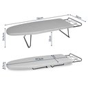 Ver imagem 5 de Tábua Mesa De Passar Roupa Dobrável Tecido Metálico Preta