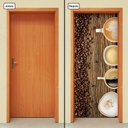 Ver imagem 1 de Adesivo Decorativo de Porta - Café - 324cnpt
