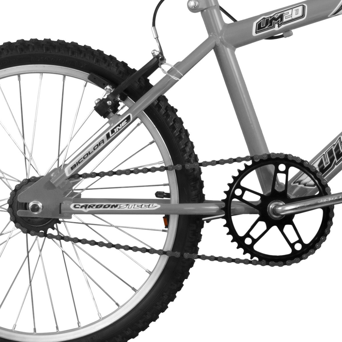 Bicicleta Ultra Bikes Aro 20 Feminina Bicolor Space Gray - Branco - 2