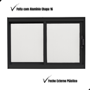 Ver imagem 6 de Vitro 2 Folhas Janela de Banheiro A40l40 Despensa Ventilação em Aluminio Preto e Policarbonato