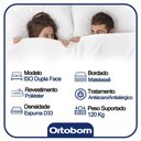 Ver imagem 5 de Cama Baú Casal Suede + Colchão Casal Ortobom Iso Dupla Face 60x138x188 Cinza