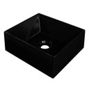 Ver imagem 1 de Cuba Pia de Apoio para Banheiro Retangular 30cm Joy C08 Preto - Mpozenato