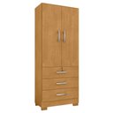 Ver imagem 2 de Guarda Roupa 3 Gavetas e 2 Portas Breda Naturale