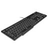 Kit Teclado e Mouse com Fio Conexão Ps2 Cabo de 130cm 1200dpi Resistente a Água Preto - Tc303out [re - 5