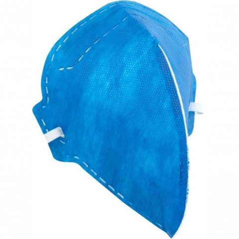 Respirador Dobrável S/ Válvula Pff1 Azul Plus