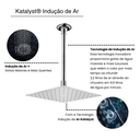 Ver imagem 3 de Chuveiro de Teto Kohler Xpress Quadrado 254mm sem Tubo - Cromado Cromado