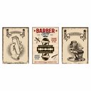Ver imagem 2 de Kit 3 Quadro Decorativo Barbearia Salão Cabeleleiro Vintage 28x20cm