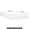 Colchão Queen Double Face Premium Gel 158x198x36cm - Castor - 4