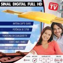 Ver imagem 3 de Antena Externa Amplificada Ouro - Sinal Digital HDTV Mastro 45 cm Articulável - Capte